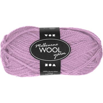 Melbourne wolgaren, L: 92 M, roze, 50 gr/ 1 bol, Nieuw