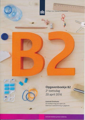 Centrale Eindtoets opgavenboekje B2 2016, Verzenden, Nieuw