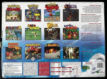 Nintendo 64 Console Clear Blue + Super Mario 64 Boxed, Spelcomputers en Games, Spelcomputers | Nintendo 64, Verzenden, Nieuw