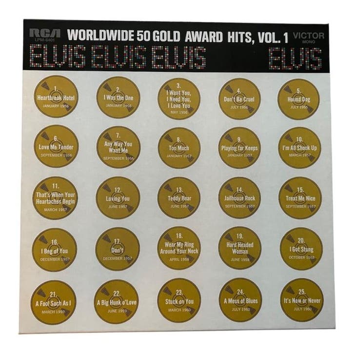 Elvis - Worldwide 50 Gold Award Hits Vol.1 BOXSET Limited, Cd's en Dvd's, Vinyl | Overige Vinyl, Verzenden
