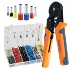 Krimptang + kabelschoentjes set - 1200 stuks, Ophalen of Verzenden, Nieuw