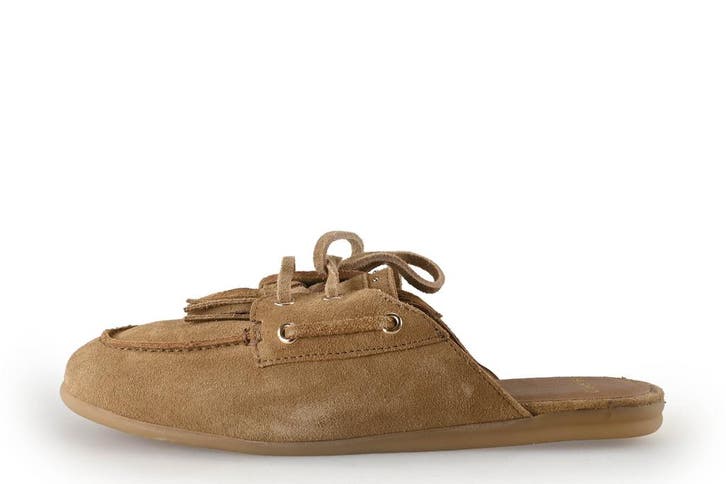 Manfield Pantoffels in maat 38 Bruin, Kleding | Dames, Schoenen, Bruin, Zo goed als nieuw, Pantoffels of Sloffen, Verzenden