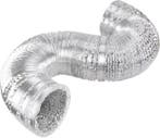 Flexibele ventilatieslang ongeïsoleerd, Verzenden, Nieuw