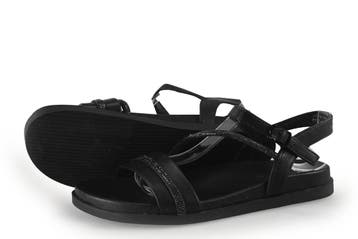 Graceland Sandalen in maat 38 Zwart, Verzenden, Zwart, Sandalen of Muiltjes, Zo goed als nieuw