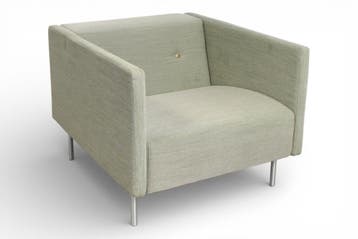 Moooi bottoni fauteuil, licht groen, Overige plaatsen, Ophalen of Verzenden, Gebruikt, Stoel
