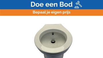 Bieden: Jabsco Deluxe Flush Bidet 17 Inch Marine - Floor Mo, Ophalen of Verzenden, Nieuw, Kombuis en Sanitair, Zeilboot of Motorboot