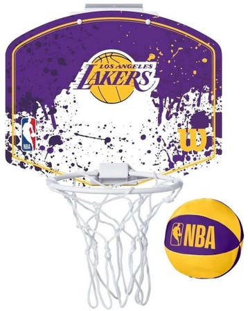 Wilson Basketbalring Nba Team Mini La Lakers Paars/geel 2..., Sport en Fitness, Verzenden, Nieuw