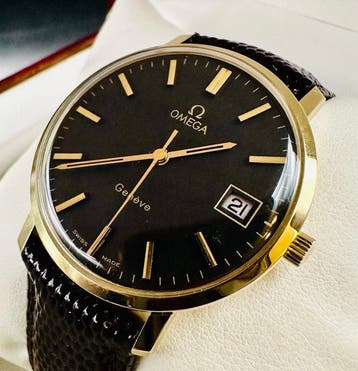 Omega - Geneve - 14k Gold - cal. 1030 - ref. 132.9051 -, Nieuw