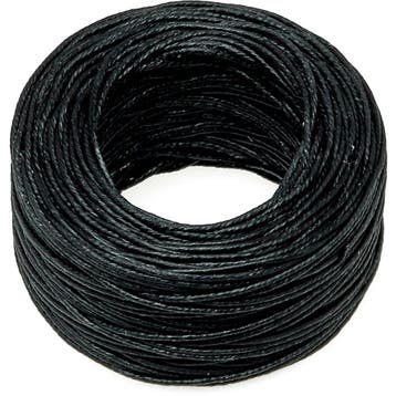Polyester Garen Gewaxt 0,85mm Zwart, Ophalen of Verzenden, Nieuw