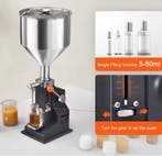 Handmatige Vloeistofvulmachine 5–100 ml met Trechter RVS, Verzenden, Nieuw
