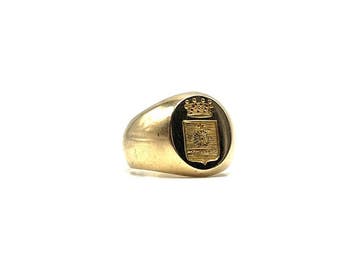Zonder minimumprijs - Ring - 18 karaat Geel goud, Nieuw