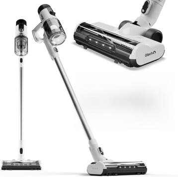 Gtech AirFOX Platinum AF01 Stofzuiger Zilver/Wit – Draadloos, Ophalen of Verzenden, Nieuw, Reservoir, Minder dan 1200 watt