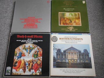 Johann Sebastian Bach - 4 x Box sets: Bach: Marriner,, Nieuw in verpakking