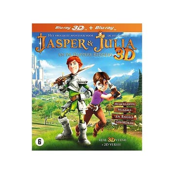 Jasper & Julia en de dappere ridders (2D+3D) - Blu-ray, Verzenden, Nieuw in verpakking