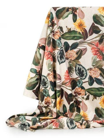 5,00 × 1,40 m - Bloemenvelours in Limited Edition - Textiel, Antiek en Kunst
