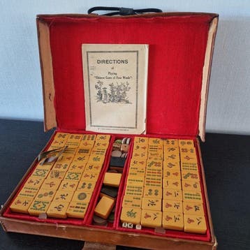 Bordspel - vintage Majong - kunststof