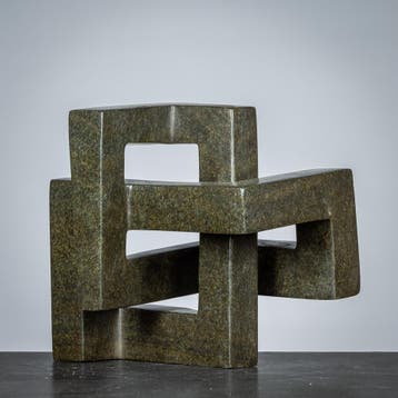 Beeld: naar M.C. Escher - Oneindige kubus van Prosper C., Antiek en Kunst, Ophalen of Verzenden
