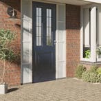 vidaXL Raamfolie strepenpatroon mat 45x2000 cm PVC, Verzenden, Nieuw, Wit