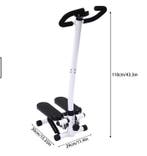 Hydraulische Fitness Stepper met LCD en Weerstandsbanden, Verzenden, Nieuw