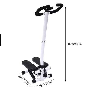 Hydraulische Fitness Stepper met LCD en Weerstandsbanden, Verzenden, Nieuw