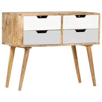 vidaXL Dressoir 85x40x71 cm massief mangohout, Verzenden, Nieuw, 50 tot 100 cm, 25 tot 50 cm