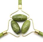 Jade Gezichtsroller Dubbelzijdig voor Gezicht en Nek, Verzenden, Nieuw