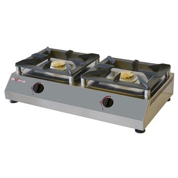 Tafelfornuis | Propaangas | 2 Branders (2x 5kw) | 760x400x20, Ophalen of Verzenden, Nieuw in verpakking