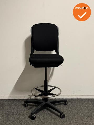 Ahrend 230 Baliestoel  - Medium rug - nieuwe zwarte stofferi, Werkplek, Ophalen of Verzenden, Gebruikt, Stoel