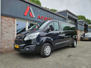 Ford Transit Custom 290 2.0 TDCI L2H1 Trend DC Dubbele Cabin, Gebruikt, Euro 6, Ford, Onderhoudsboekje