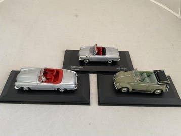 Minichamps 1:43 - Model cabriolet (3) - Mercedes 190 SL, Nieuw
