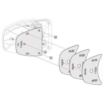 Fiamma Kit Spacer Safe Door >2017 Wit, Caravans en Kamperen, Ophalen of Verzenden, Nieuw