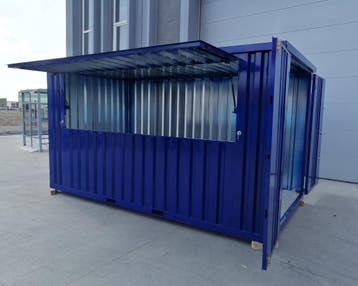 TE KOOP | SPECIAAL | Bar container | Blauw | Bar | tuin bar, Doe-het-zelf en Verbouw