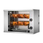 GGM Gastro | Gas kippengrill roterend - 4,4kW - 2 spitten |, Verzenden