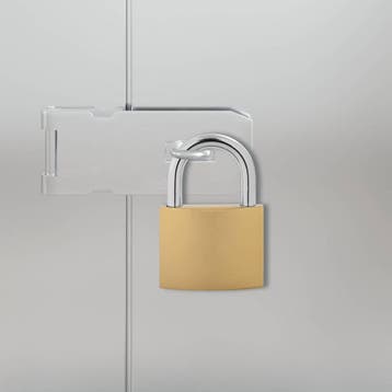 vidaXL U-slot met sleutels 6 st Koper IJzer, Verzenden, Nieuw