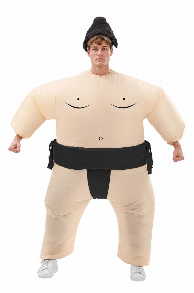 KIMU® Opblaas Kostuum Sumo Worstelaar Zwart Opblaasbaar Pak, Kleding | Heren, Carnavalskleding en Feestkleding, Kleding, Nieuw