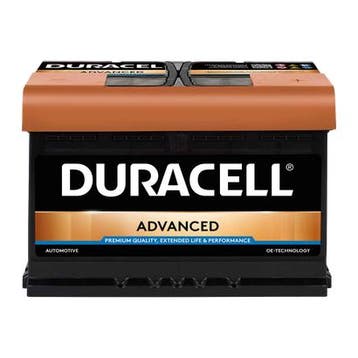 Duracell 12 volt 72 ah Auto accu BDA 72, Ophalen of Verzenden, Nieuw