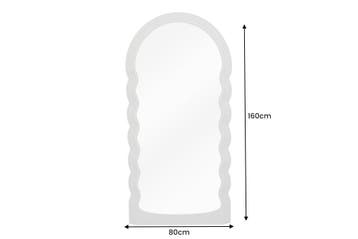 Design wandspiegel WAVE 160cm grijs - 43158, Ophalen of Verzenden, Nieuw