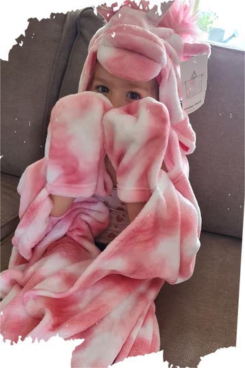 Lounger, Snuggle kinderdeken Unicorn hooded super soft, Ophalen of Verzenden, Nieuw, Overige maten