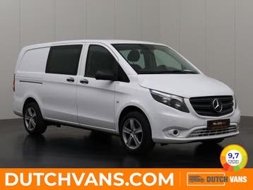 Mercedes-Benz Vito 119CDI Dubbele-cabine 2021 L2 H1 Diesel, Auto's, Bestelauto's, Automaat, Euro 6, Wit, Mercedes-Benz