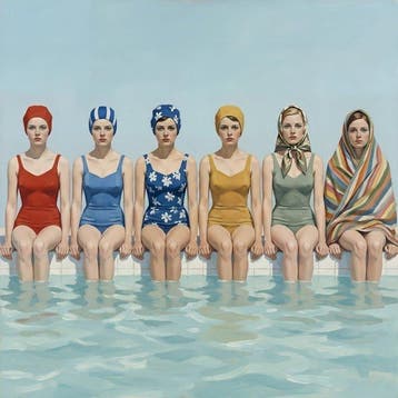 Le Yack - Six Bathers — Portrait of a Summer Silence -