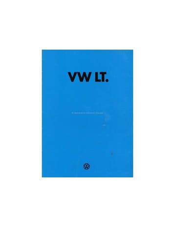 1975 VOLKSWAGEN LT BROCHURE NEDERLANDS, Nieuw, Volkswagen, Author