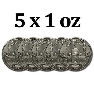Verenigde Staten. 5 x 2027 1 oz Titanium Shahada Mosque