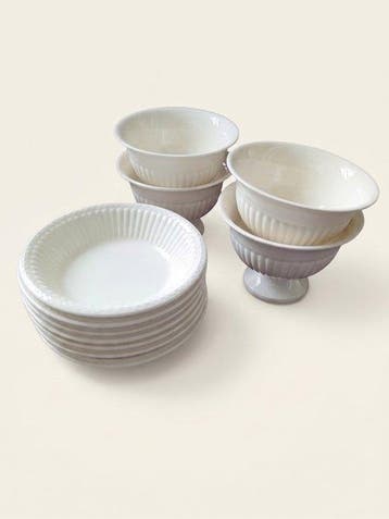 Wedgwood - Eetservies (11) - Edme - Aardewerk - Compote