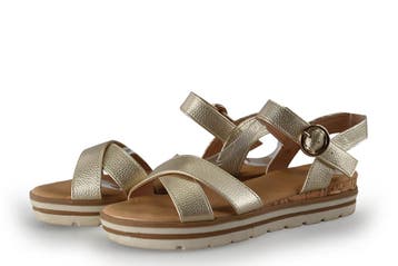Graceland Sandalen in maat 37 Goud, Overige kleuren, Verzenden, Sandalen of Muiltjes, Zo goed als nieuw
