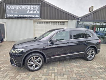 Zakelijke Lease |  Volkswagen Tiguan Allspace 1.5 TSI R-Line, Automaat, Gebruikt, Overige brandstoffen, Zwart