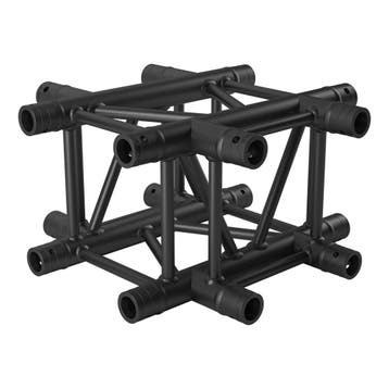 FORTEX FX34-C41 vierkant truss 4-weg kruis zwart, Verzenden, Nieuw
