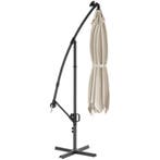 Artemis-parasol, 360° draaibaar, LED-zonne-energie, 3,5 x 3,, Tuin en Terras, Zonneschermen, Verzenden, Nieuw