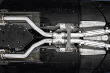 MBRP 17+ Infiniti Q60 3.0L RWD/AWD 3in Cat-Back Dual Split, Ophalen of Verzenden, Nieuw