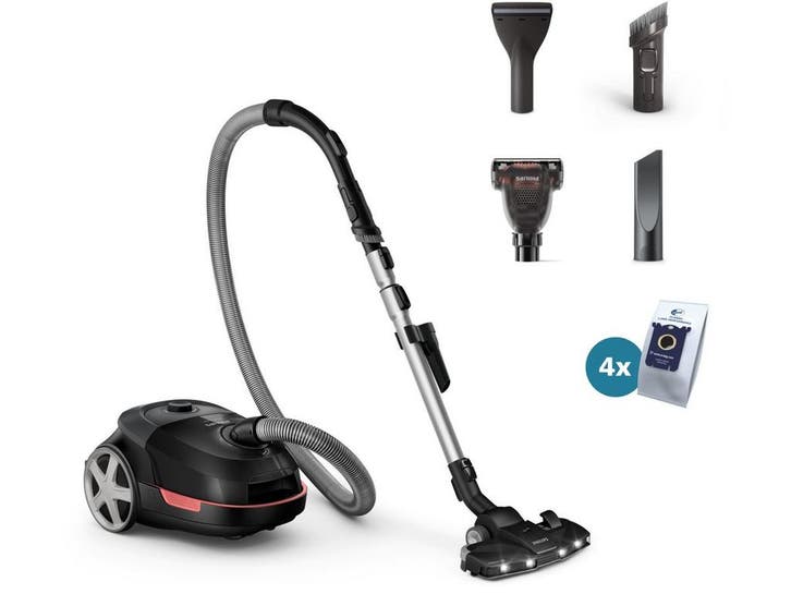 Philips XD6142/12 - Stofzuiger - 900 W - TriActive+, Witgoed en Apparatuur, Stofzuigers, Nieuw, Verzenden