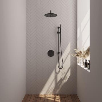 Brauer Black Edition Thermostatische Regendoucheset Inbouw -, Ophalen of Verzenden, Nieuw